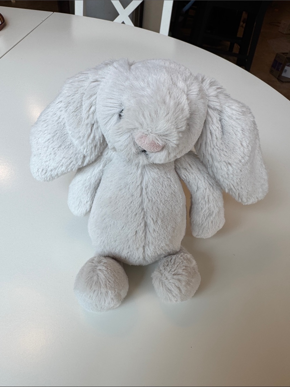 Jellycat Mini Gray Bashful Bunny - Like New Condition